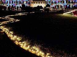 L'accensione delle luci ai Giardini Estensi