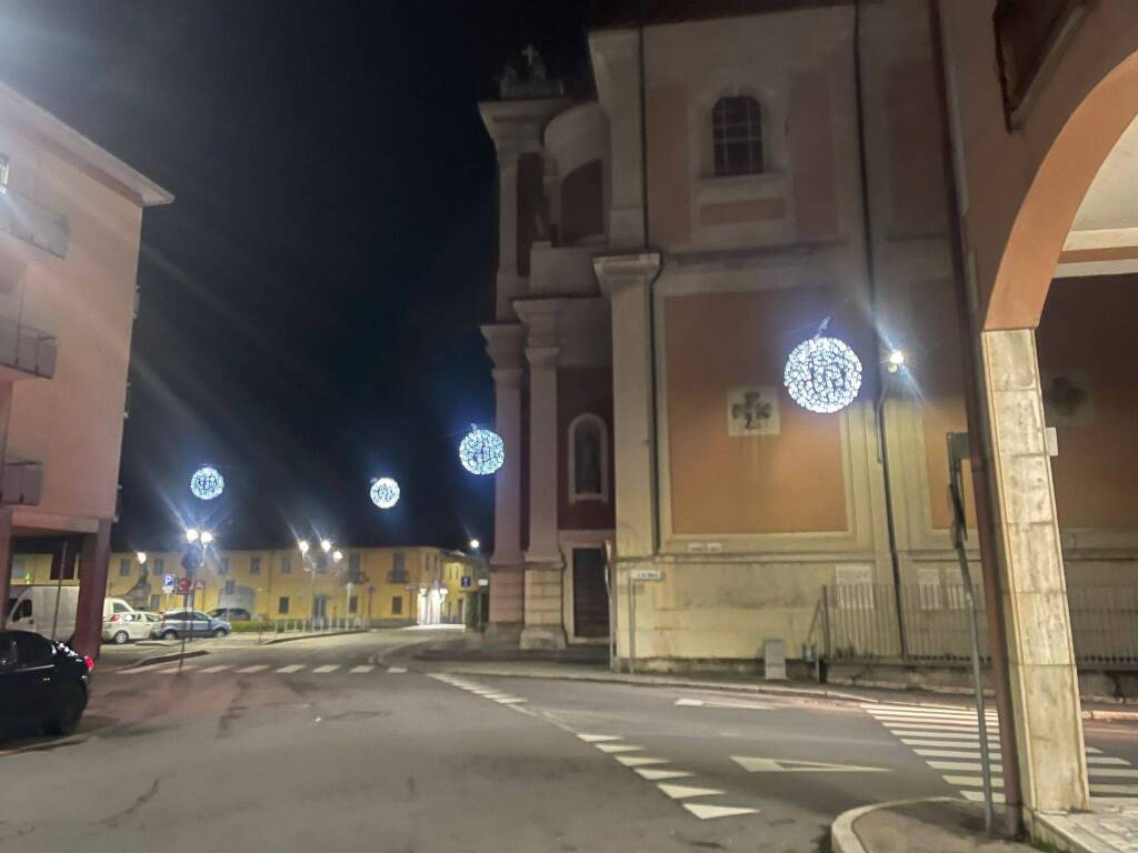 luminarie quartieri Gallarate 