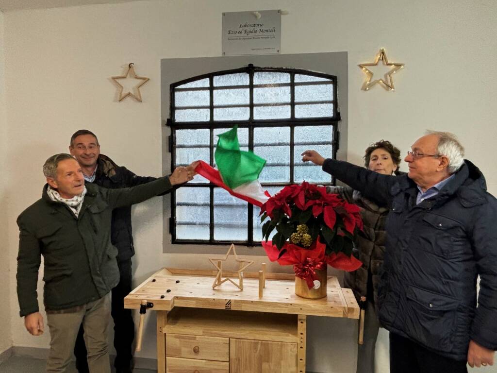 Montolit e Agorà97 inaugurano la sede della falegnameria a Olgiate Comasco