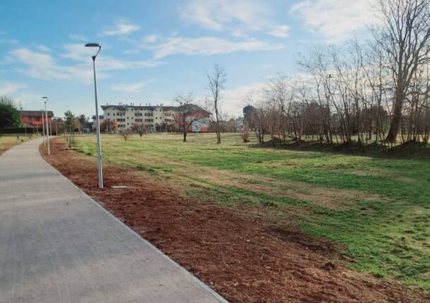 Nuova pista ciclo-pedonale nel Parco del Campaccio a San Giorgio su Legnano