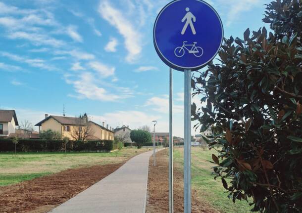 Nuova pista ciclo-pedonale nel Parco del Campaccio a San Giorgio su Legnano