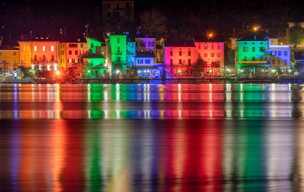 Porto Ceresio della notte di Natale 2024