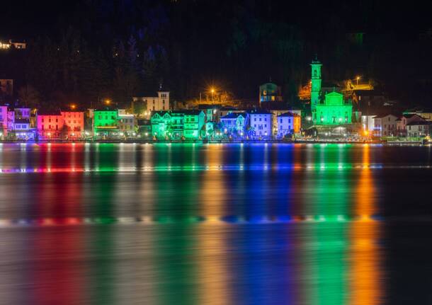 Porto Ceresio della notte di Natale 2024