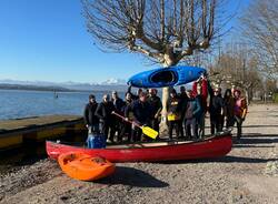 santo stefano 2024 in canoa sul Lago di Varese