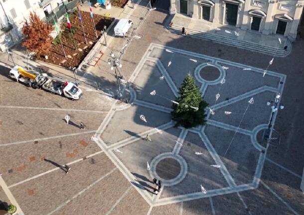 Saronno - Piazza libertà e prepositurale