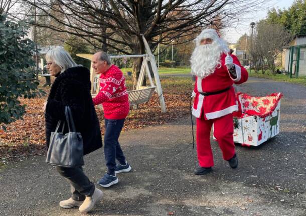 Babbo Natale arriva al Don  Gnocchi di Legnano e porta in dono due defibrillatori