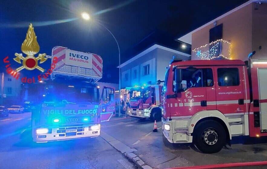 Seveso - Esplosione in un'abitazione di via Acquedotto