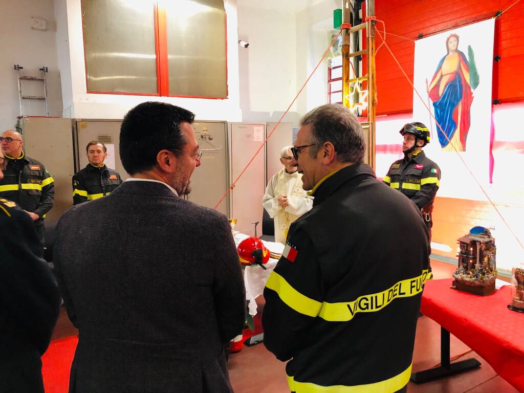 Vigili del Fuoco di Legnano in festa per Santa Barbara