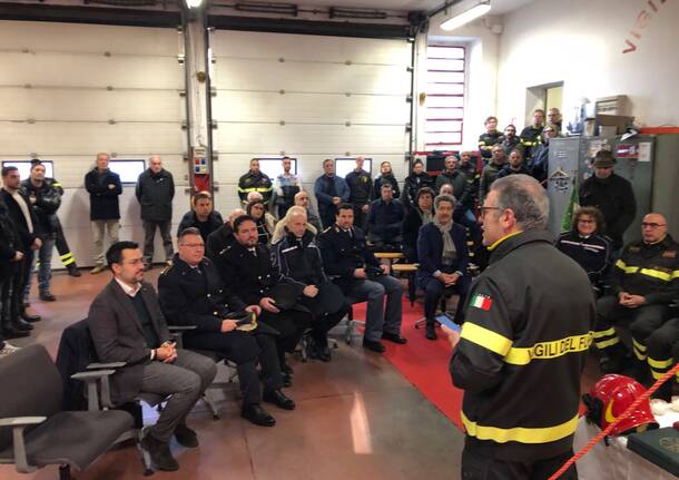 Vigili del Fuoco di Legnano in festa per Santa Barbara