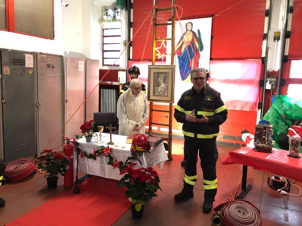 Vigili del Fuoco di Legnano in festa per Santa Barbara