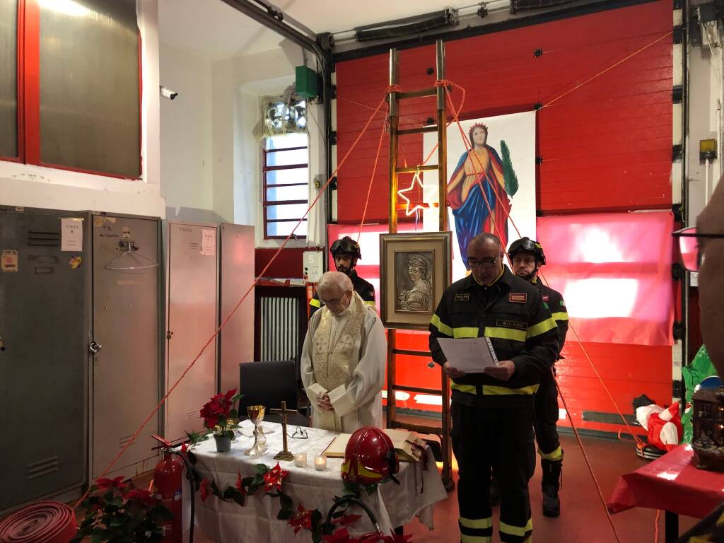 Vigili del Fuoco di Legnano in festa per Santa Barbara