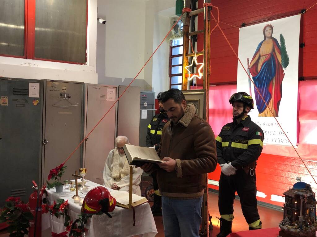 Vigili del Fuoco di Legnano in festa per Santa Barbara