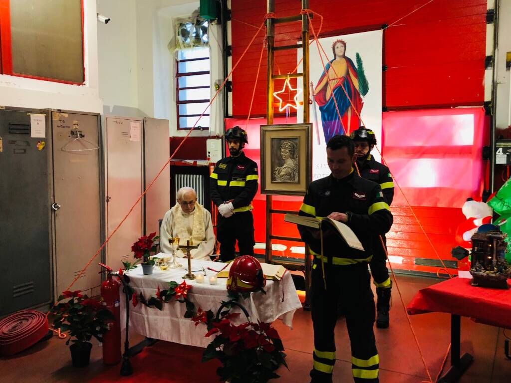 Vigili del Fuoco di Legnano in festa per Santa Barbara