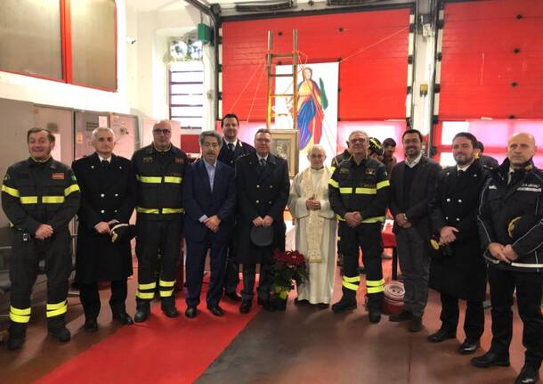 Vigili del Fuoco di Legnano in festa per la patrona Santa Barbara