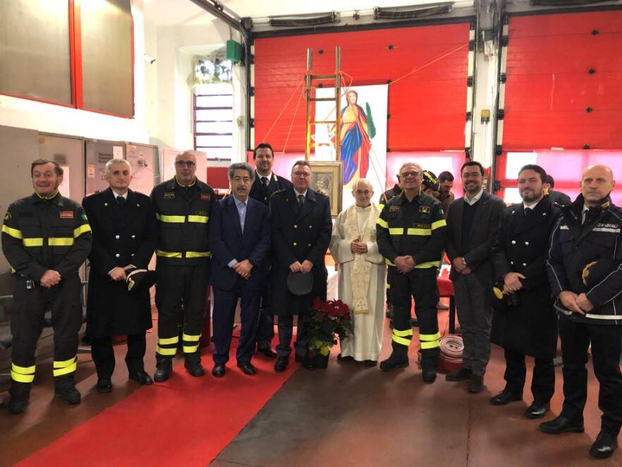 Vigili del Fuoco di Legnano in festa per Santa Barbara