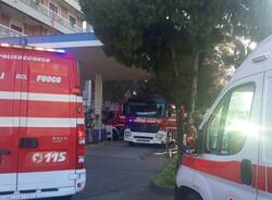 Vigili del fuoco in via Carlo Porta a Legnano