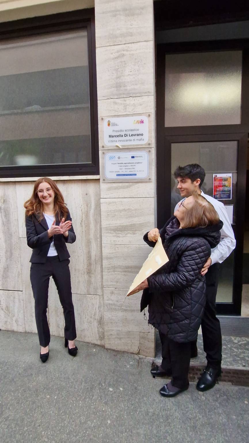 All'Istituto Barbara Melzi un presidio scolastico di Libera per Marcella Di Levrano