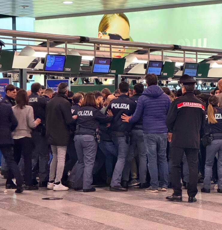 curdi Malpensa protesta 