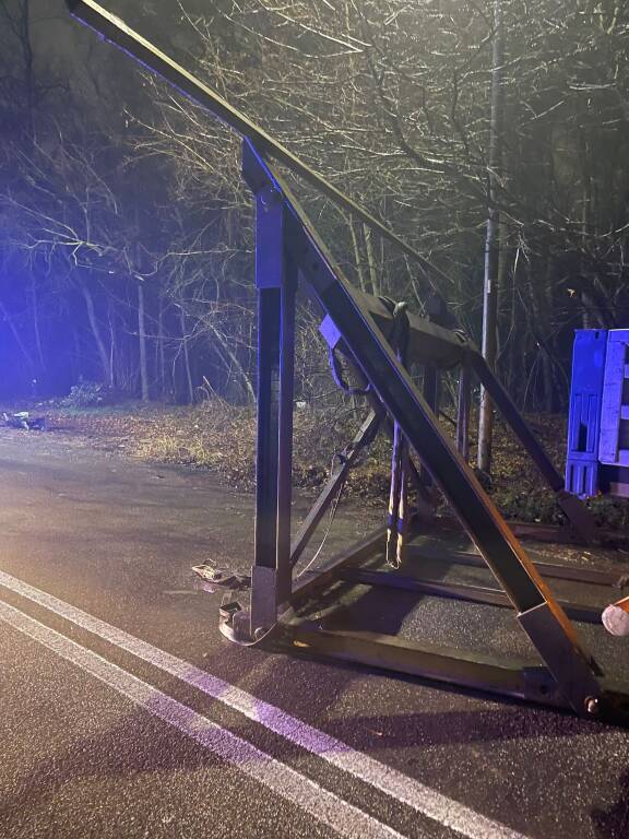 Incidente in via Melzi a Legnano - Mercoledì 22 gennaio 