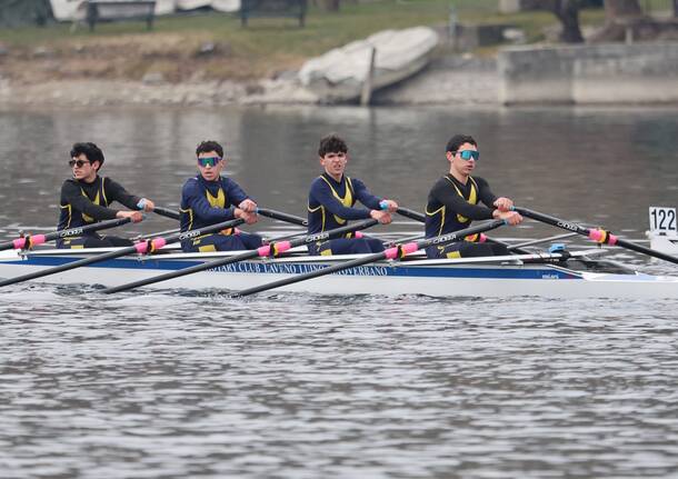 La Canottieri Luino si distingue alla Rowing Winter Challenge sul lago di Pusiano