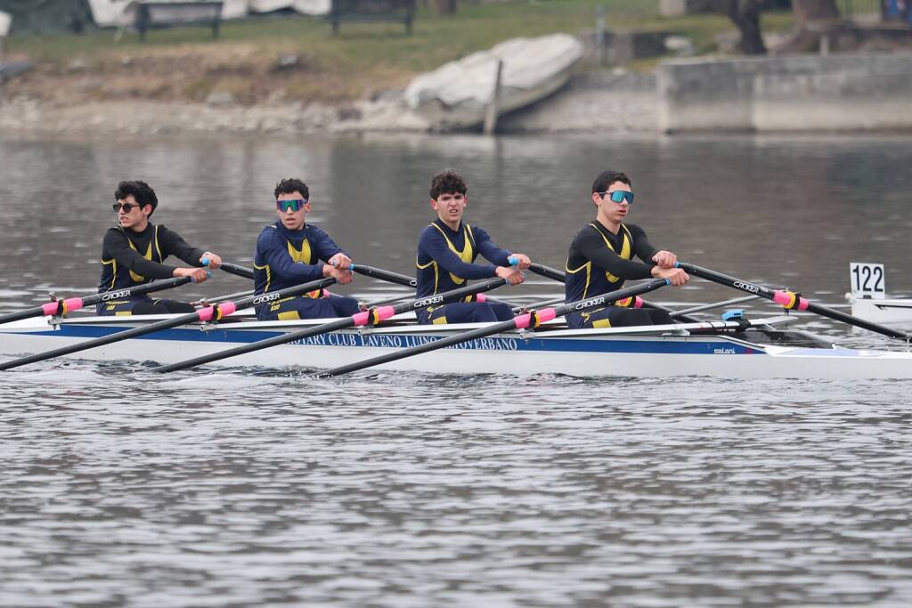 La Canottieri Luino si distingue alla Rowing Winter Challenge sul lago di Pusiano