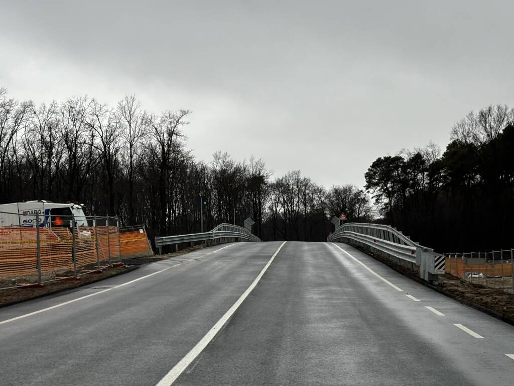 Riaperta la Sp68, la strada Casorate-Cardano