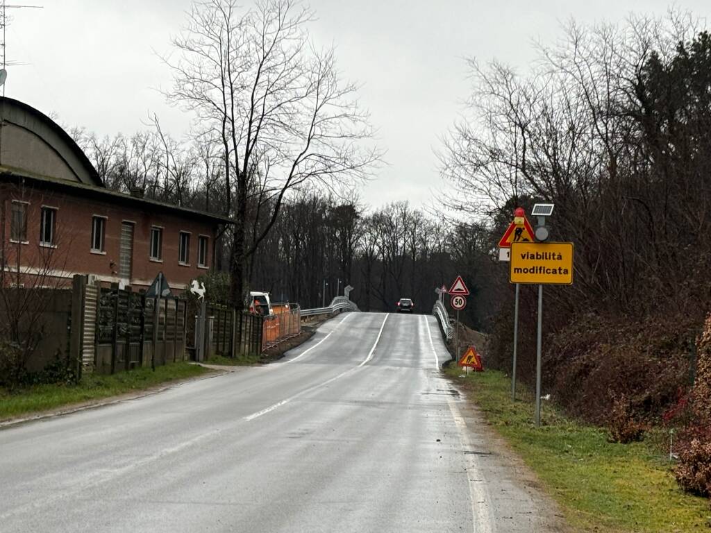 Riaperta la Sp68, la strada Casorate-Cardano