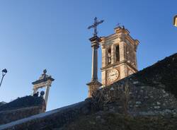 Sacro Monte con il sole all'Ultimo dell'Anno