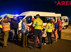 Arrivo dei bimbi di Gaza a Linate