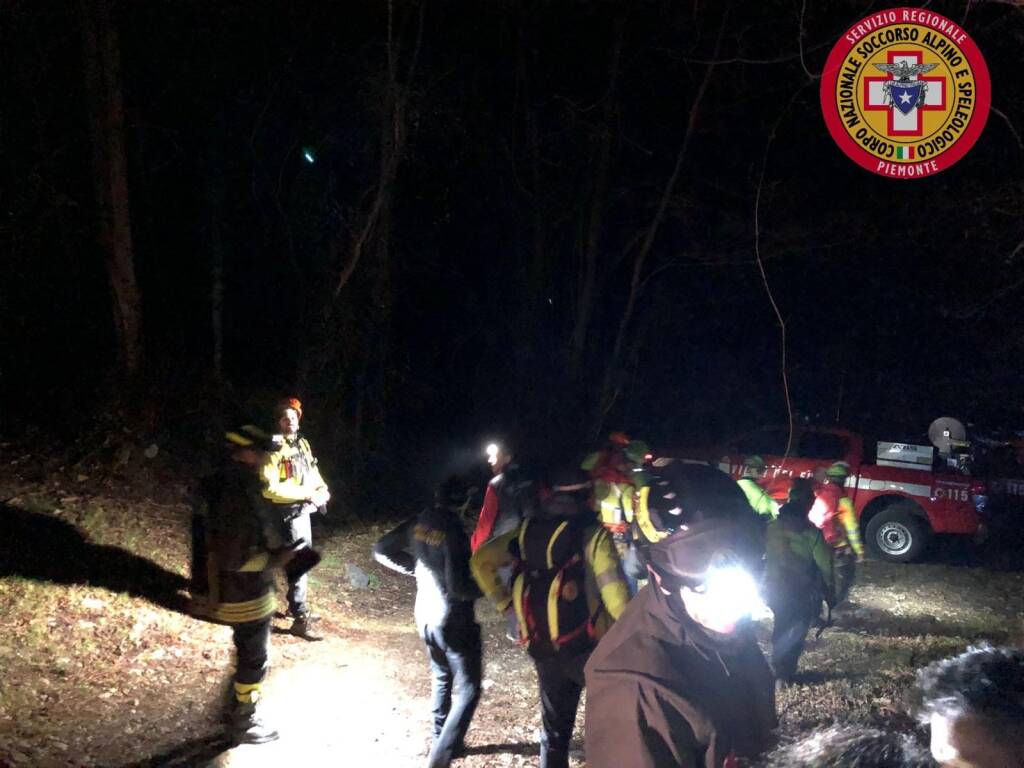 Il salvataggio del pensionato disperso a Gravellona Toce