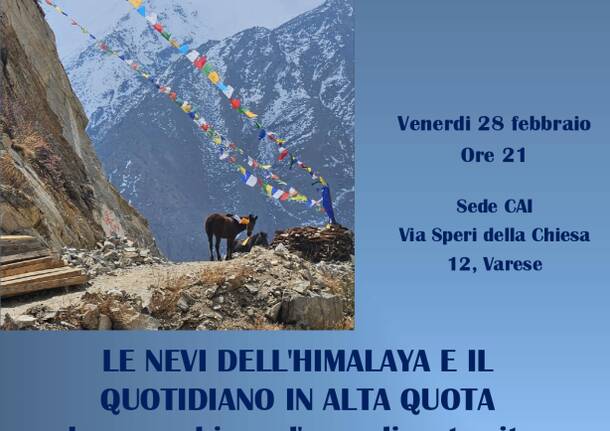 Le nevi dell\'Himalaya e il quotidiano in alta quota