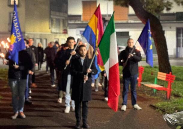 Corteo di Fratelli d'Italia e Gioventù Nazionale a Parabiago per il Giorno del Ricordo