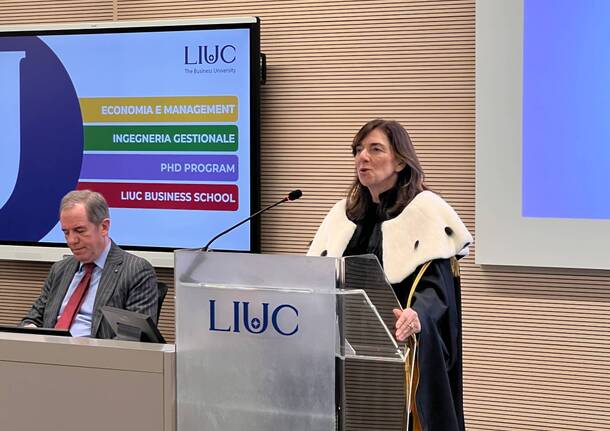 inaugurazione anno accademico alla liuc anna gervasoni