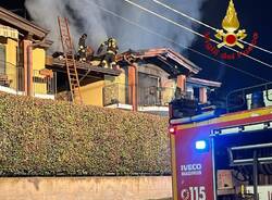 incendio villetta varano borghi
