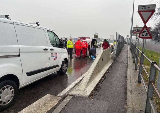 Incidente tra Solbiate Arno e Albizzate