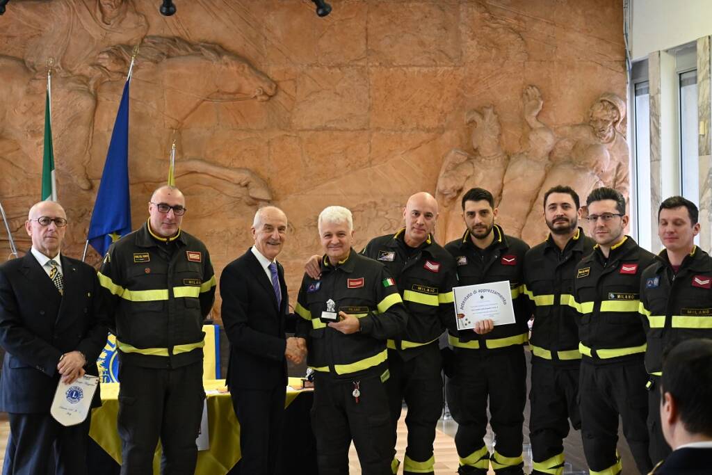 Lions Club Parabiago: la tradizionale premiazione delle Forze dell'Ordine