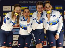 Oro nell'inseguimento a squadre per la parabiaghese Martina Alzini agli Europei su pista