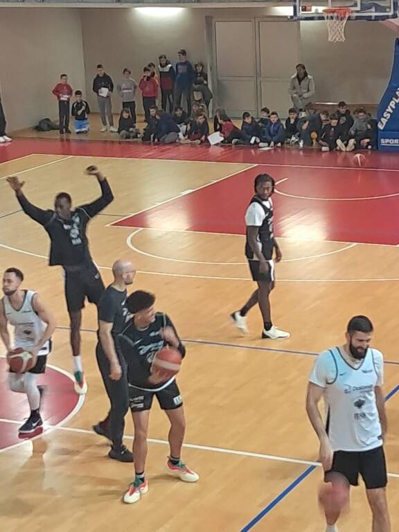 Trento Basket in allenamento a Legnano, credits A. Bernasconi