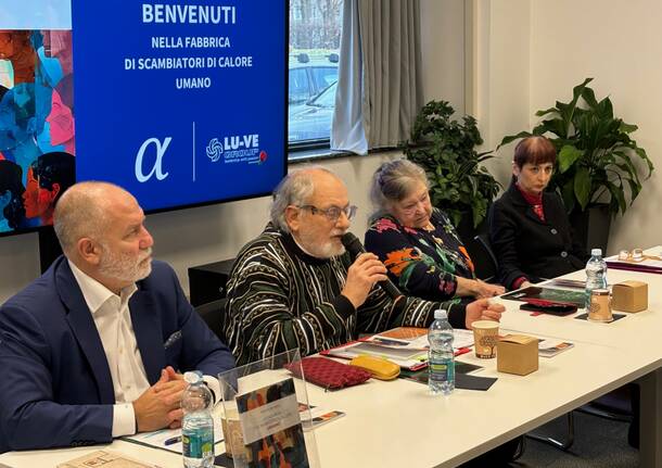 La presentazione del libro alla LU-VE di Uboldo