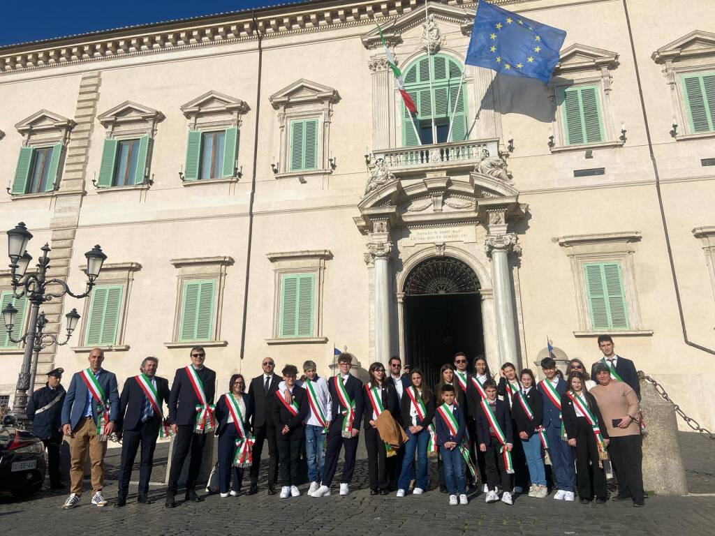 La prima giornata a Roma dei giovani sindaci del Varesotto