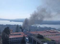 incendio capanno zona whirlpool comerio