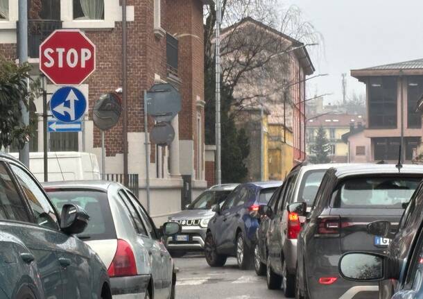 Incidente stradale in Corso Sempione a Gallarate