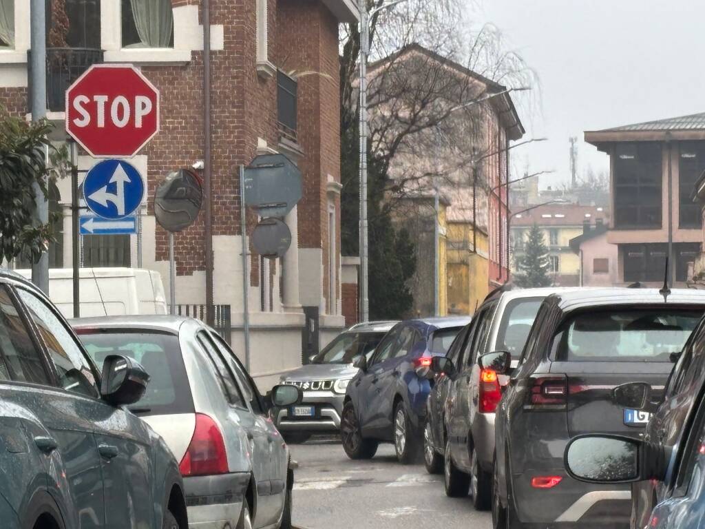 Incidente in Corso Sempione a Gallarate