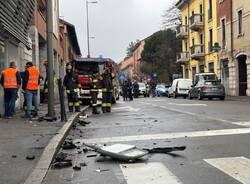 Incidente in Corso Sempione a Gallarate