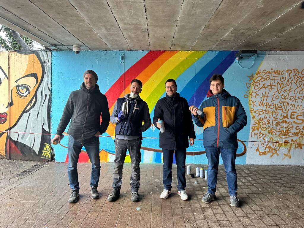 Legnano: il grande Murale per la Pace