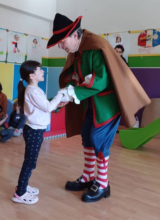 pingirometta all'asilo di calcinate