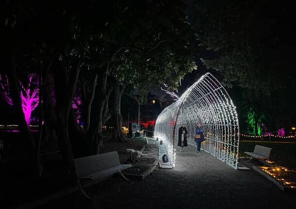 Rho, inaugurata a Villa Burba la Magic Light Garden Experience