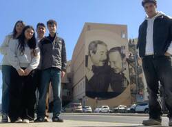 Studenti del presidio di Libera delle Melzi di Legnano in Sicilia per la Giornata dedicata alle vittime delle mafie