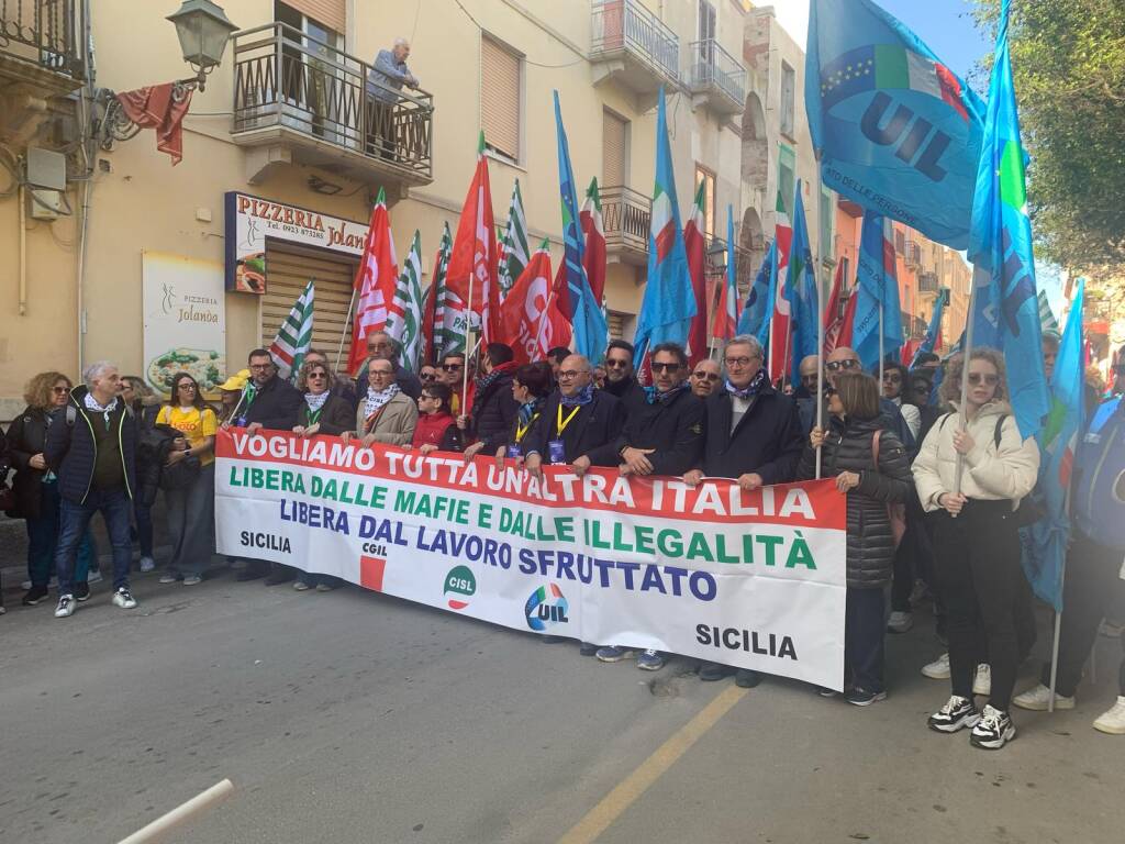 Studenti in Sicilia con Libera 