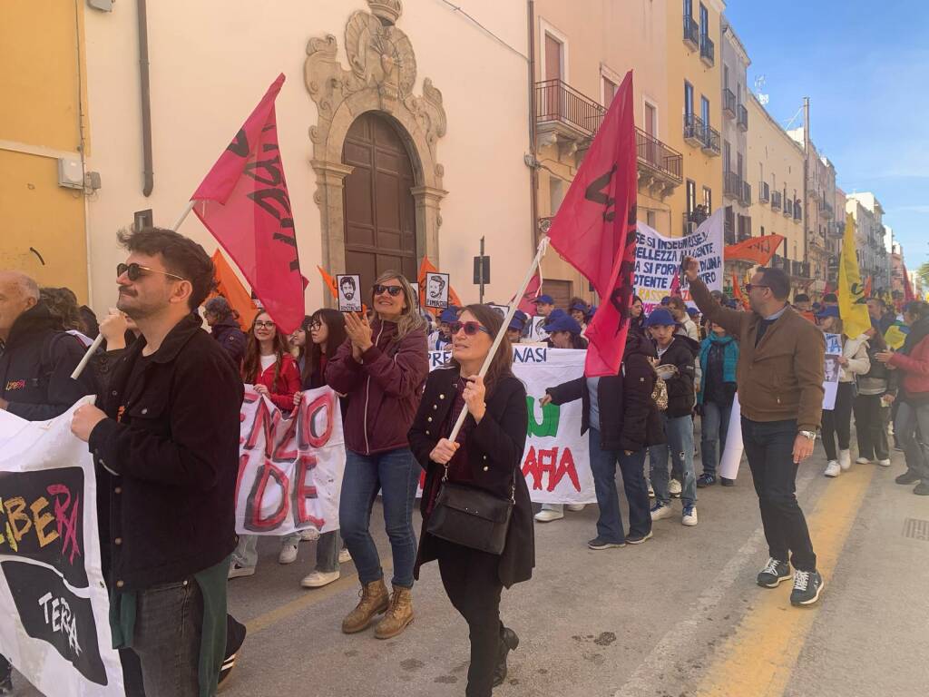 Studenti in Sicilia con Libera 